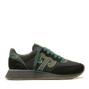 Sneakers Donna WUSHU RUYI Master M602 in Suede e Nylon Black Beauty Army e Turquoise