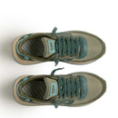 Sneakers Donna WUSHU RUYI Master M613 in Suede e Nylon Olivine Oil Green e Oil Blue