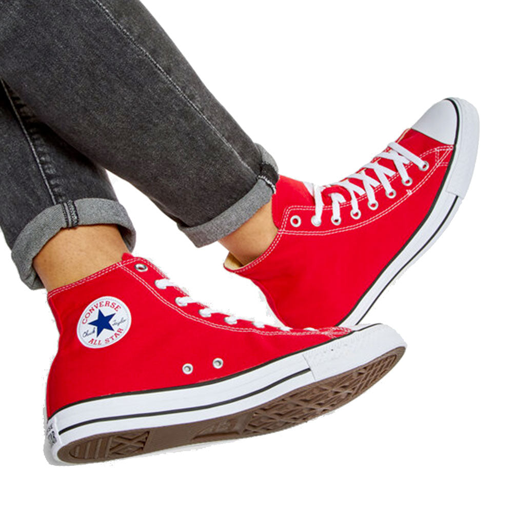 Sneakers Alte CONVERSE Chuck Taylor All Star in Canvas Rossa