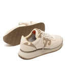 Sneakers Donna WUSHU RUYI Master All Suede MAS01 in Camoscio Snow White e Macchiato Milk