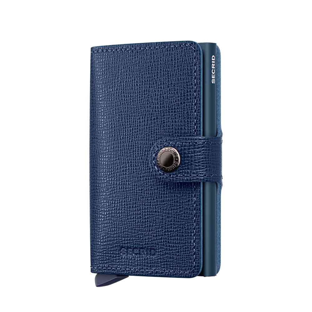 Porta Carte con Clip SECRID linea Miniwallet Crunch in Pelle Gold con RFID