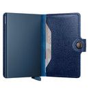 Porta Carte con Clip SECRID linea Miniwallet Crunch in Pelle Gold con RFID