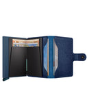 Porta Carte con Clip SECRID linea Miniwallet Crunch in Pelle Gold con RFID