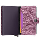 Porta Carte con Clip SECRID linea Miniwallet Crunch in Pelle Pink con RFID