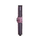 Porta Carte con Clip SECRID linea Miniwallet Crunch in Pelle Pink con RFID