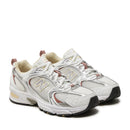 Scarpe Running NEW BALANCE Sneakers 530 in Tessuto Sintetico e Mesh colore White e Natural