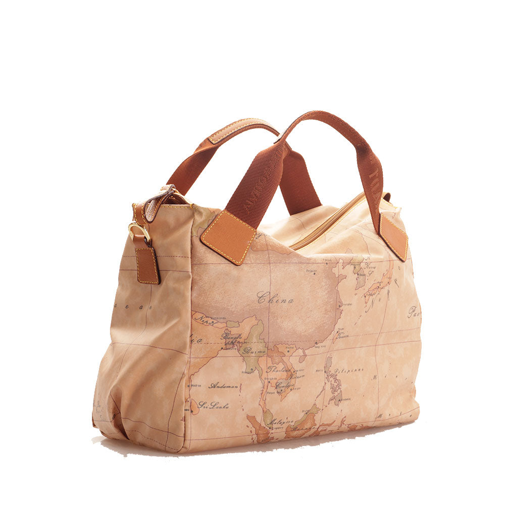 Damenhandtasche mit Schultergurt 1A Classe Alviero Martini Geo Soft Line Farbe Geo Classic N735