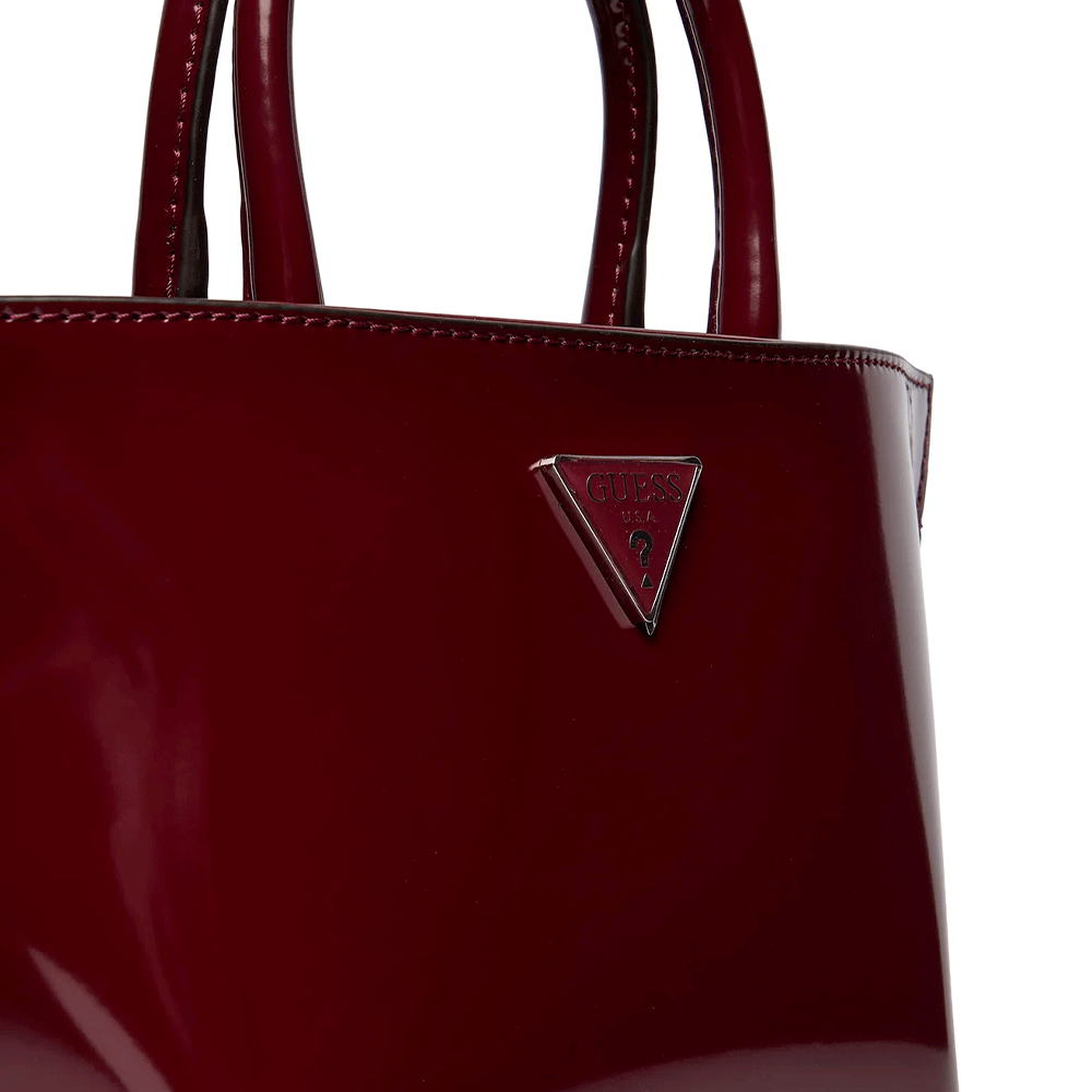 Borsa Donna Mini a Mano GUESS Linea Arnela colore Burgundy