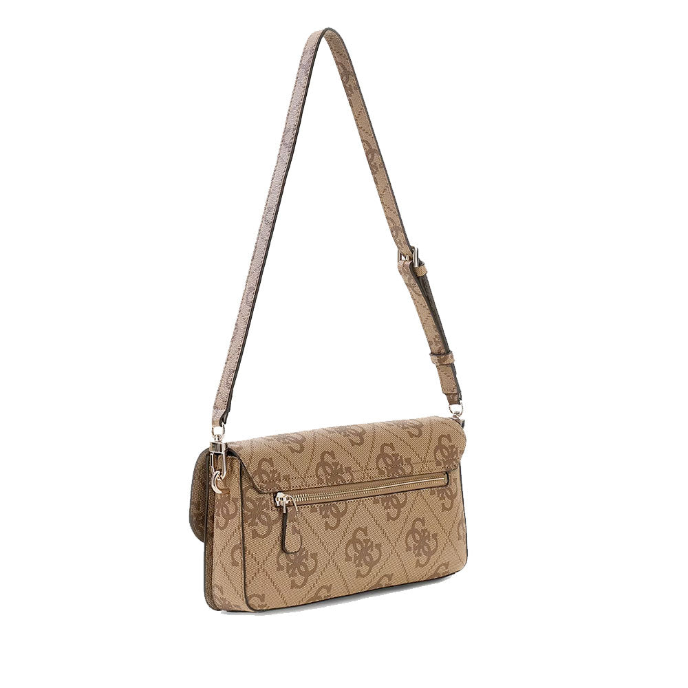 Borsa Donna a Spalla GUESS Linea Sadie colore Latte Logo