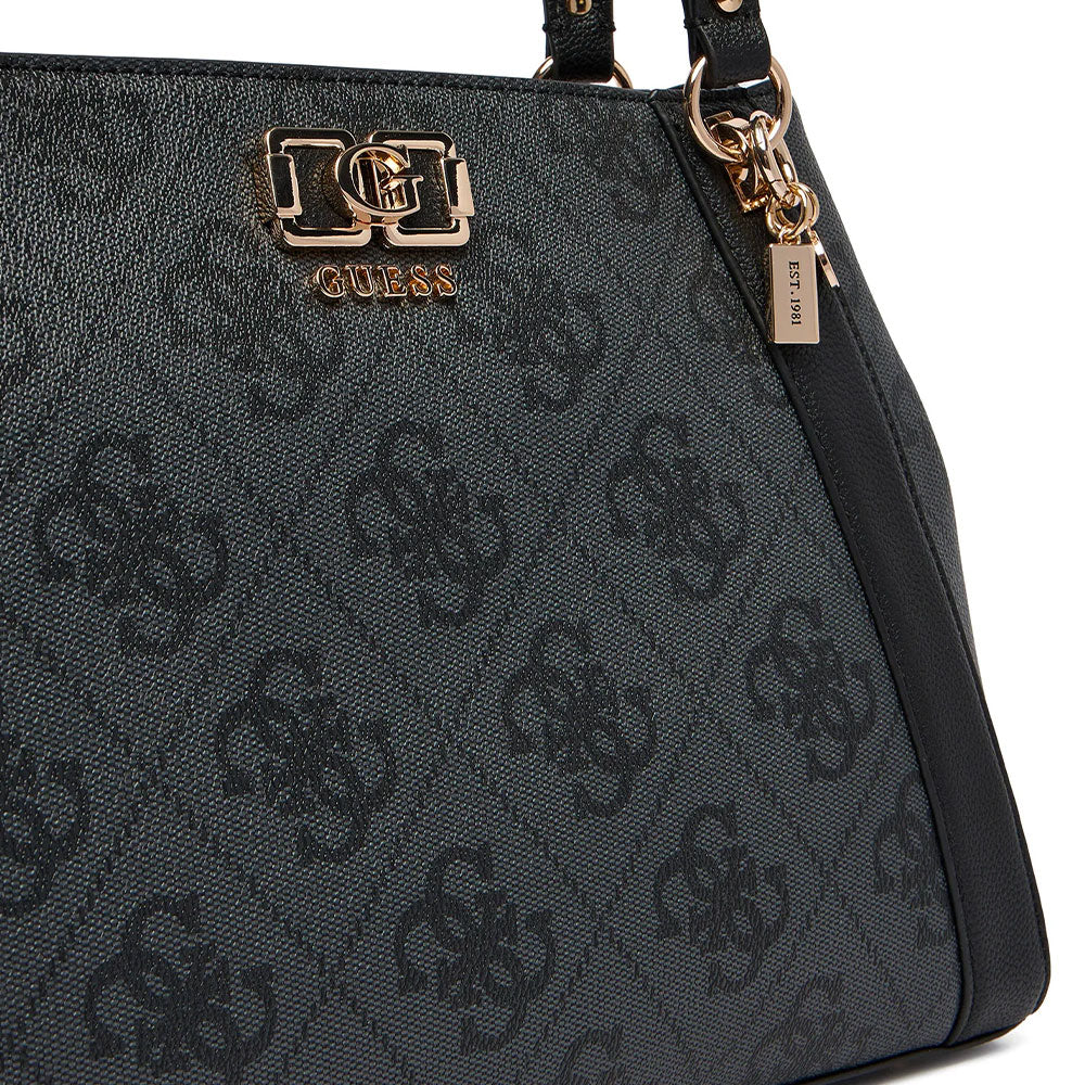 Women's Coal Logo Shoulder Tote Bag GUESS Karnilla