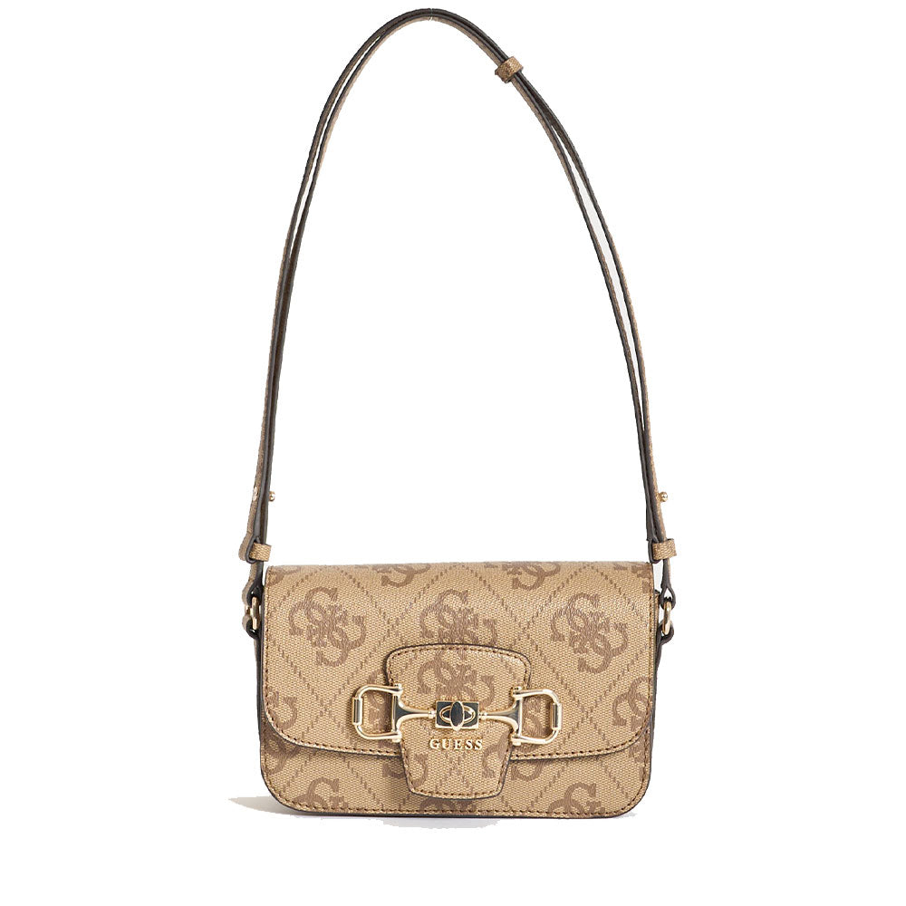 Borsa Donna a Spalla e Tracolla GUESS Linea Janie colore Latte Logo