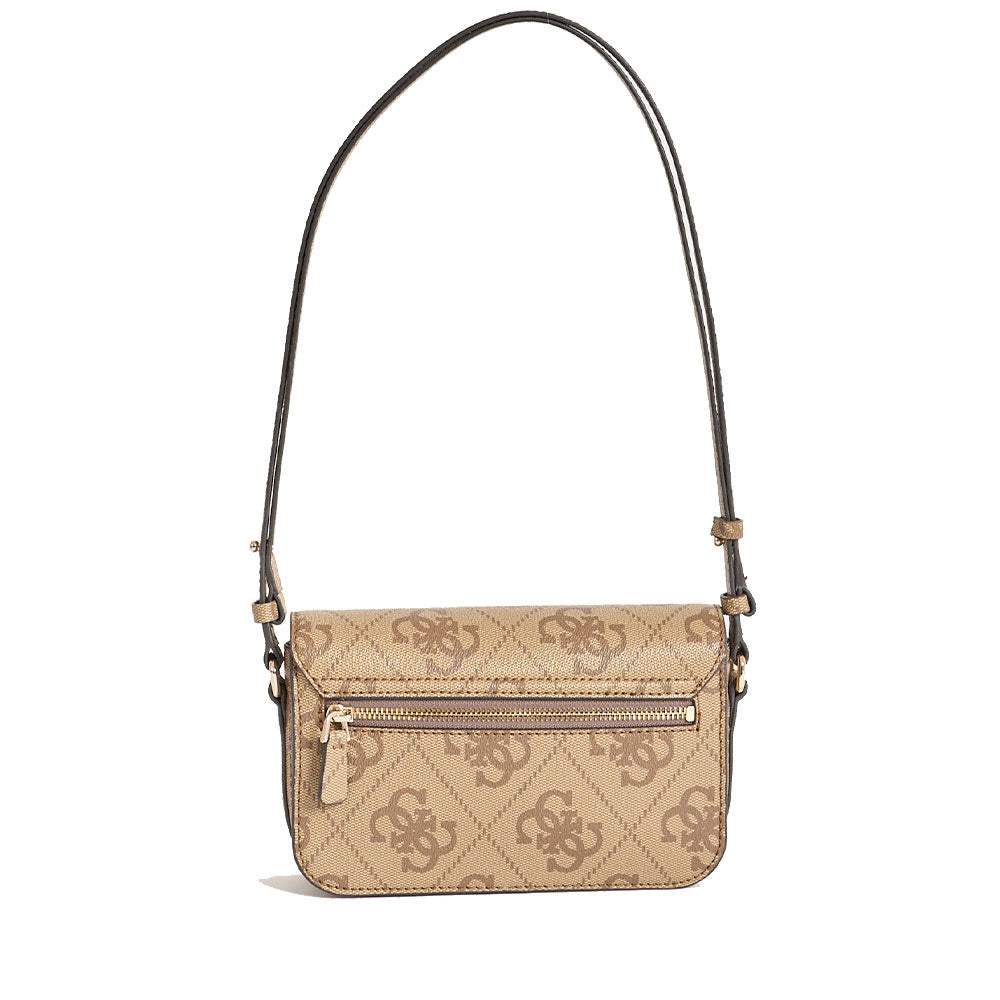 Borsa Donna a Spalla e Tracolla GUESS Linea Janie colore Latte Logo