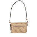Borsa Donna a Spalla e Tracolla GUESS Linea Janie colore Latte Logo