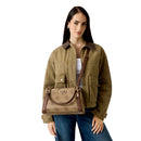 Borsa Donna a Mano GUESS Linea Karnilla Colore Latte Logo - Brown