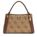 Borsa Donna a Mano GUESS Linea Karnilla Colore Latte Logo - Brown