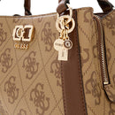 Borsa Donna a Mano GUESS Linea Karnilla Colore Latte Logo - Brown