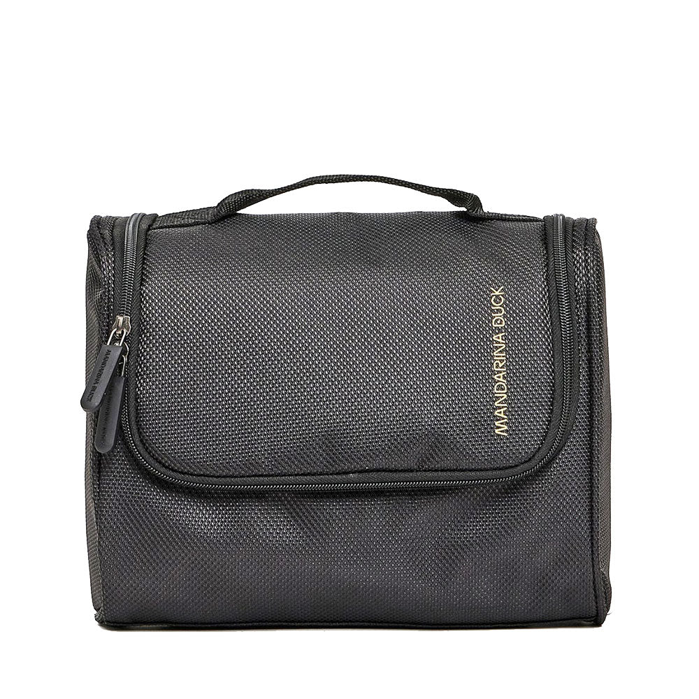 Necessaire da Viaggio Large MANDARINA DUCK linea Zephyr in Tessuto Nero