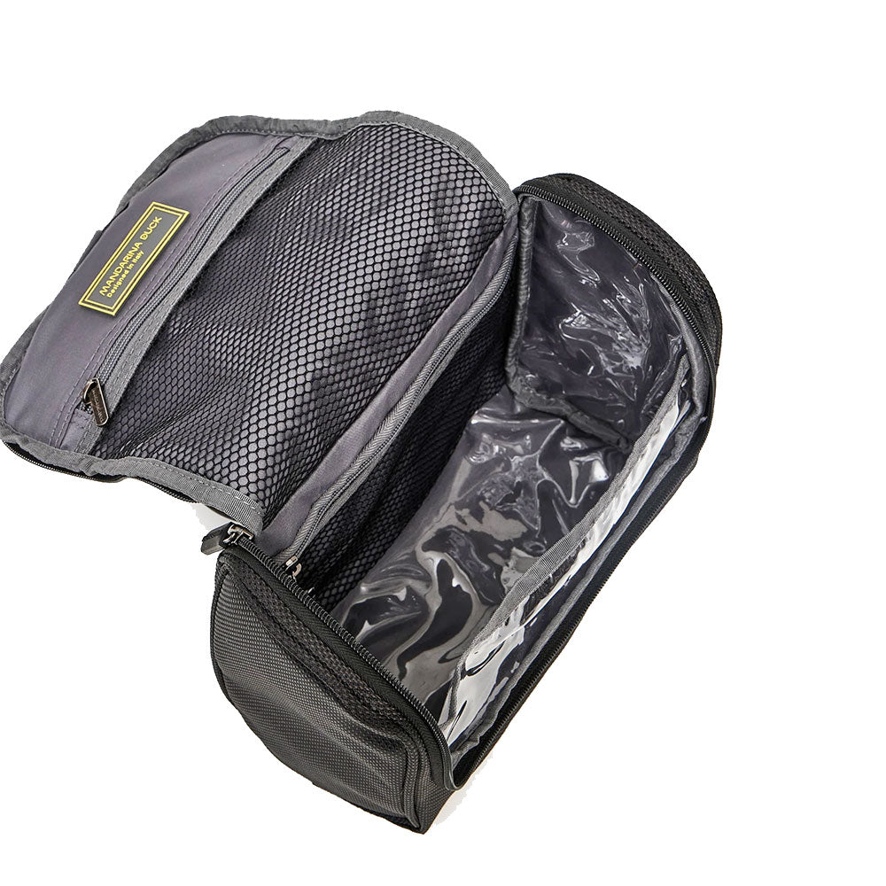 Necessaire da Viaggio Large MANDARINA DUCK linea Zephyr in Tessuto Nero
