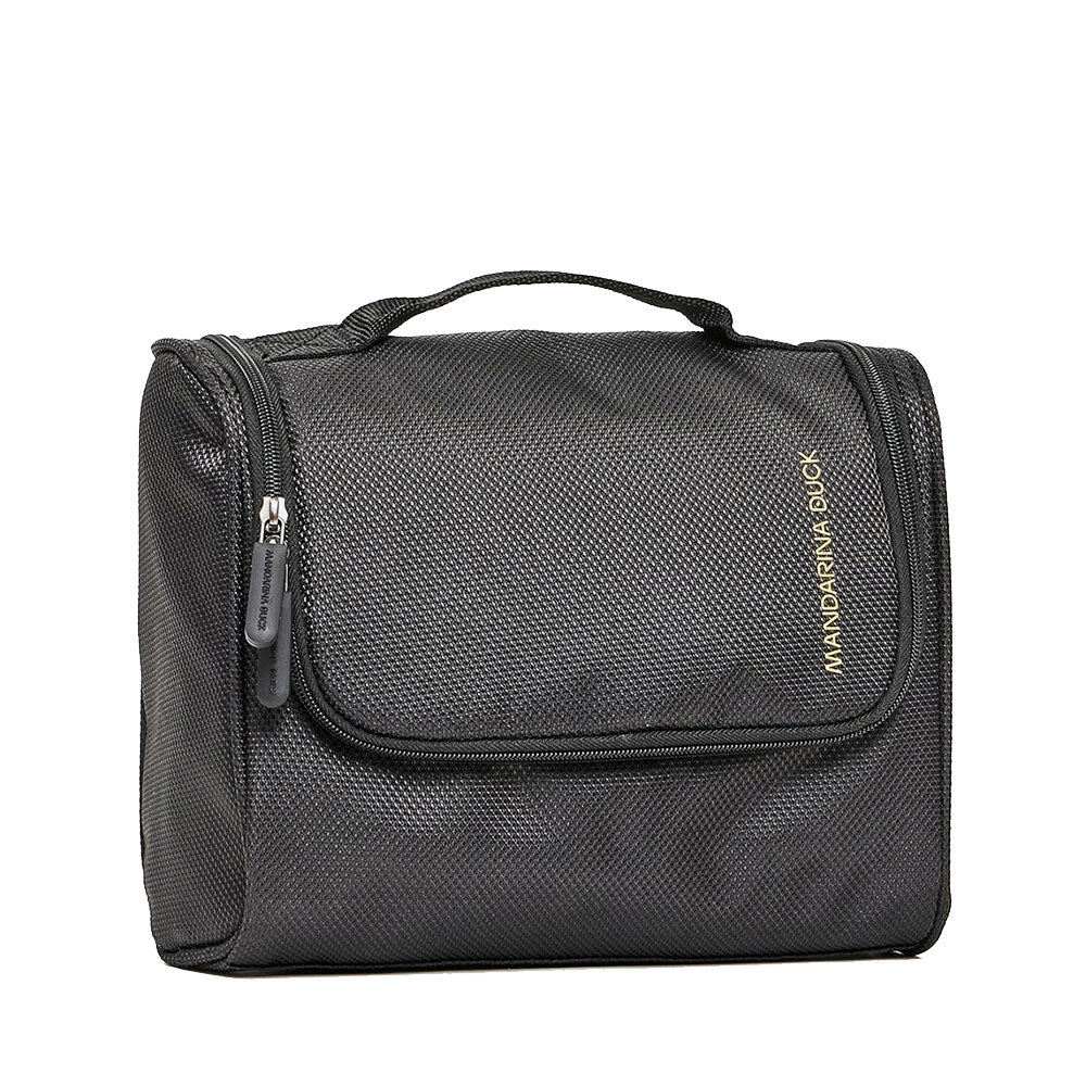 Necessaire da Viaggio Large MANDARINA DUCK linea Zephyr in Tessuto Nero