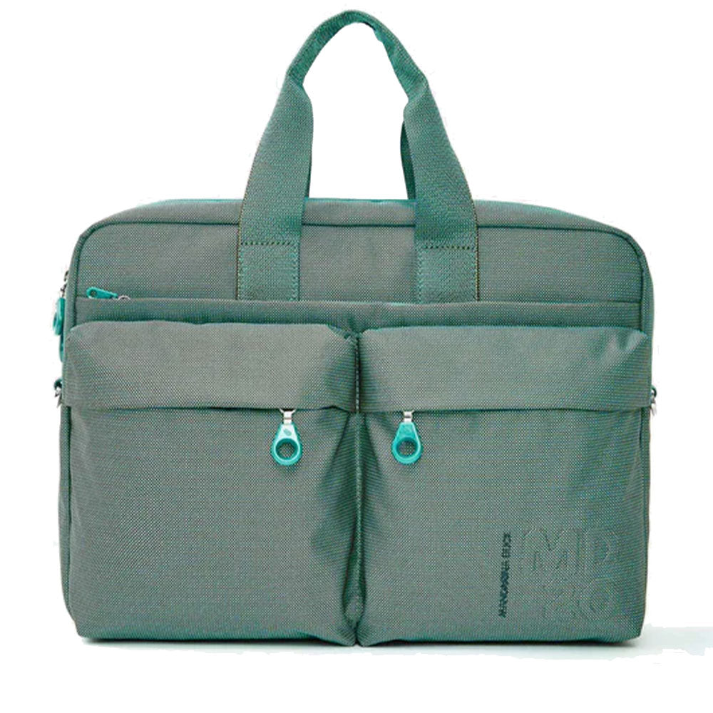 Cartella MANDARINA DUCK in Tessuto con Porta Pc 15,6" Linea MD20 Colore Emerald