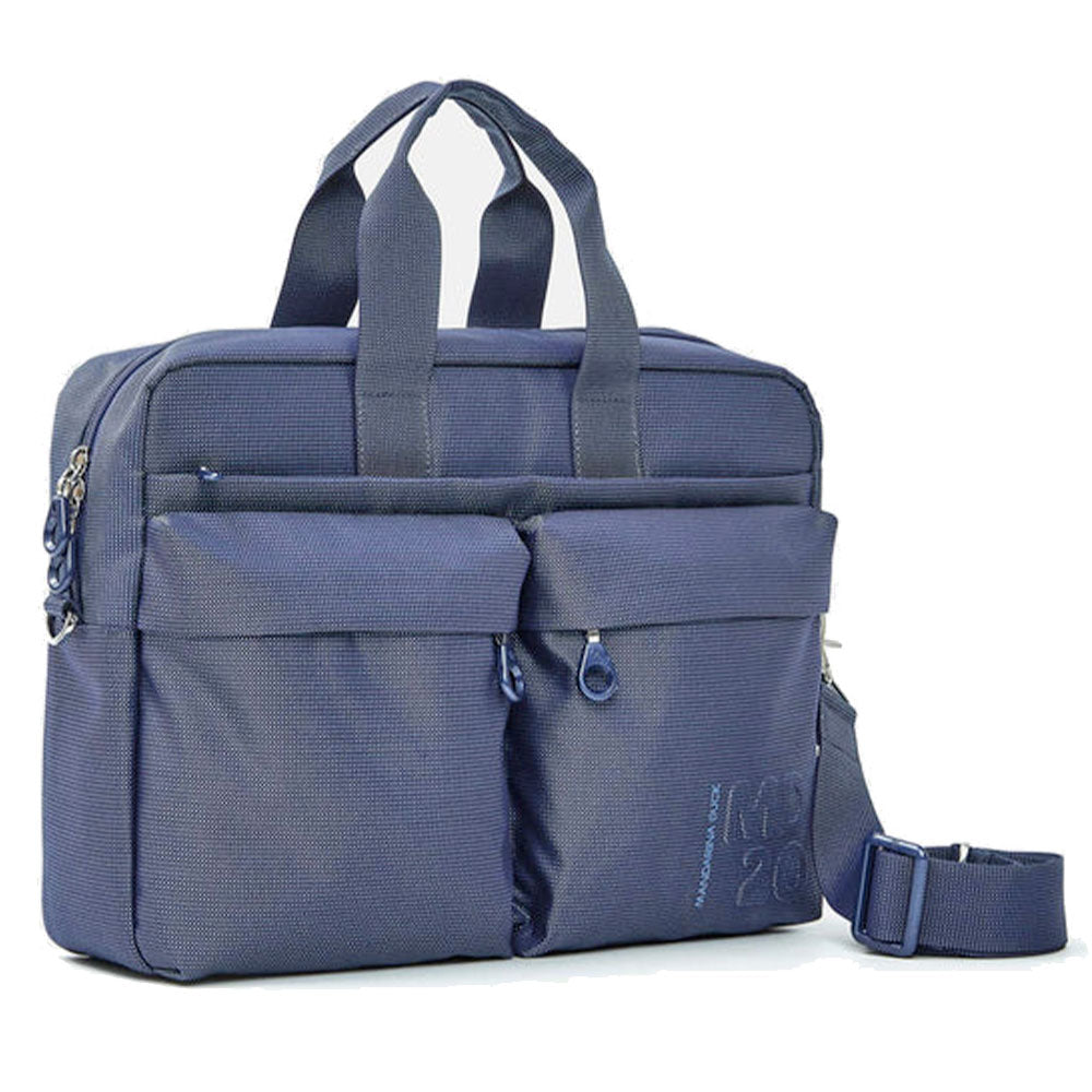 Cartella MANDARINA DUCK in Tessuto con Porta Pc 15,6" Linea MD20 Colore Deep Blue