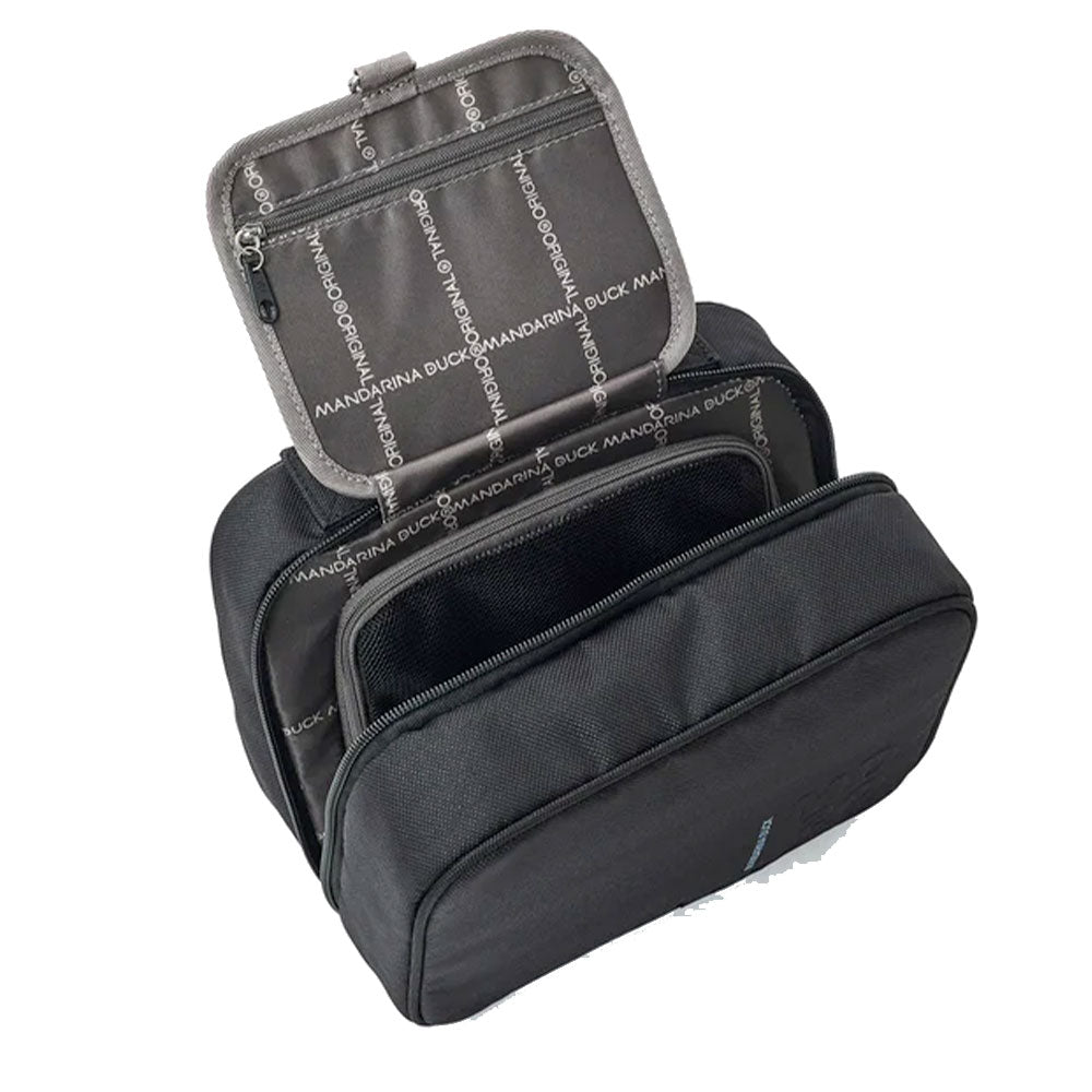 Beauty Case MANDARINA DUCK in Tessuto Colore Nero Linea MD20