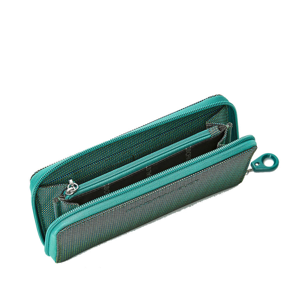 Portafoglio Donna Zip Around MANDARINA DUCK linea MD20 in Tessuto colore Emerald