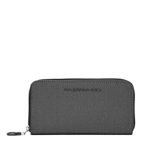 Women's Fabric Zip-Around Wallet MANDARINA DUCK MD20 in Steel
