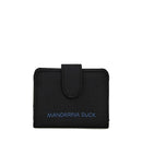 Portacarte Donna Small MANDARINA DUCK linea MD20 in Tessuto colore Black
