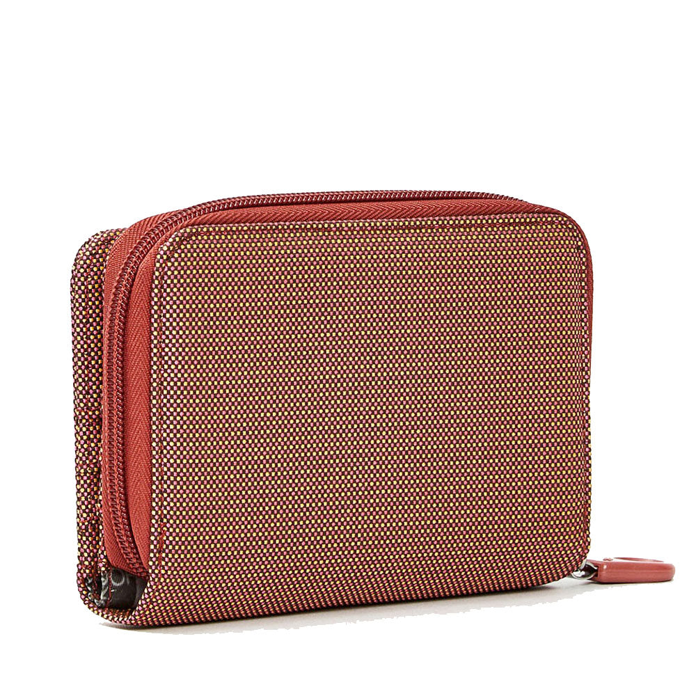 Portafoglio Donna con Bottone MANDARINA DUCK linea MD20 in Tessuto colore Pecan Nut