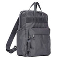 Fabric Backpack MANDARINA DUCK MD20 with Two Handles and 13" Laptop Compartment in Steel