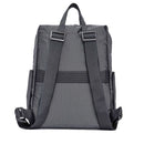 Fabric Backpack MANDARINA DUCK MD20 with Two Handles and 13" Laptop Compartment in Steel