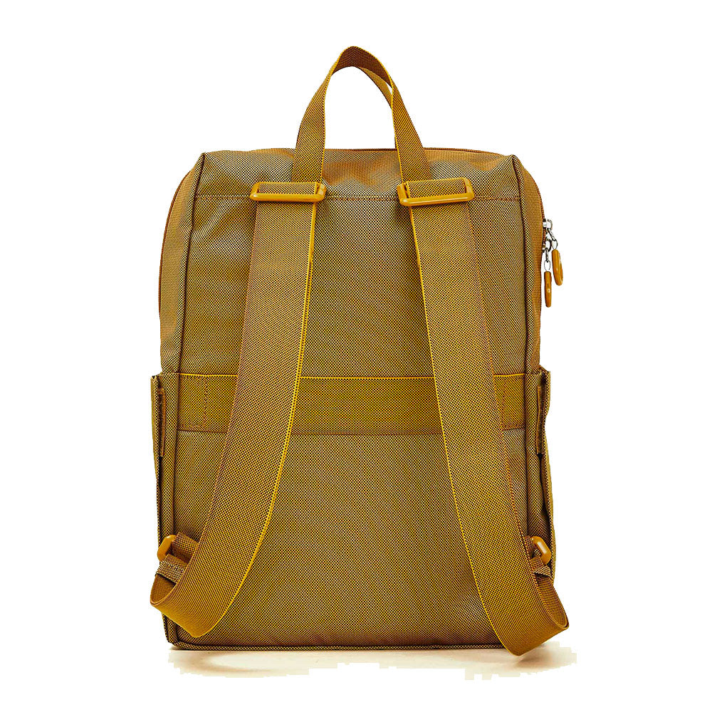 Zaino Donna Mandarina Duck Due Manici in Tessuto Linea MD20 Colore Amber