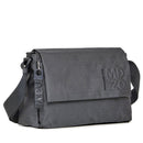 Borsa Donna a Tracolla MANDARINA DUCK Chiusa con Pattina in Tessuto colore Steel Linea MD20