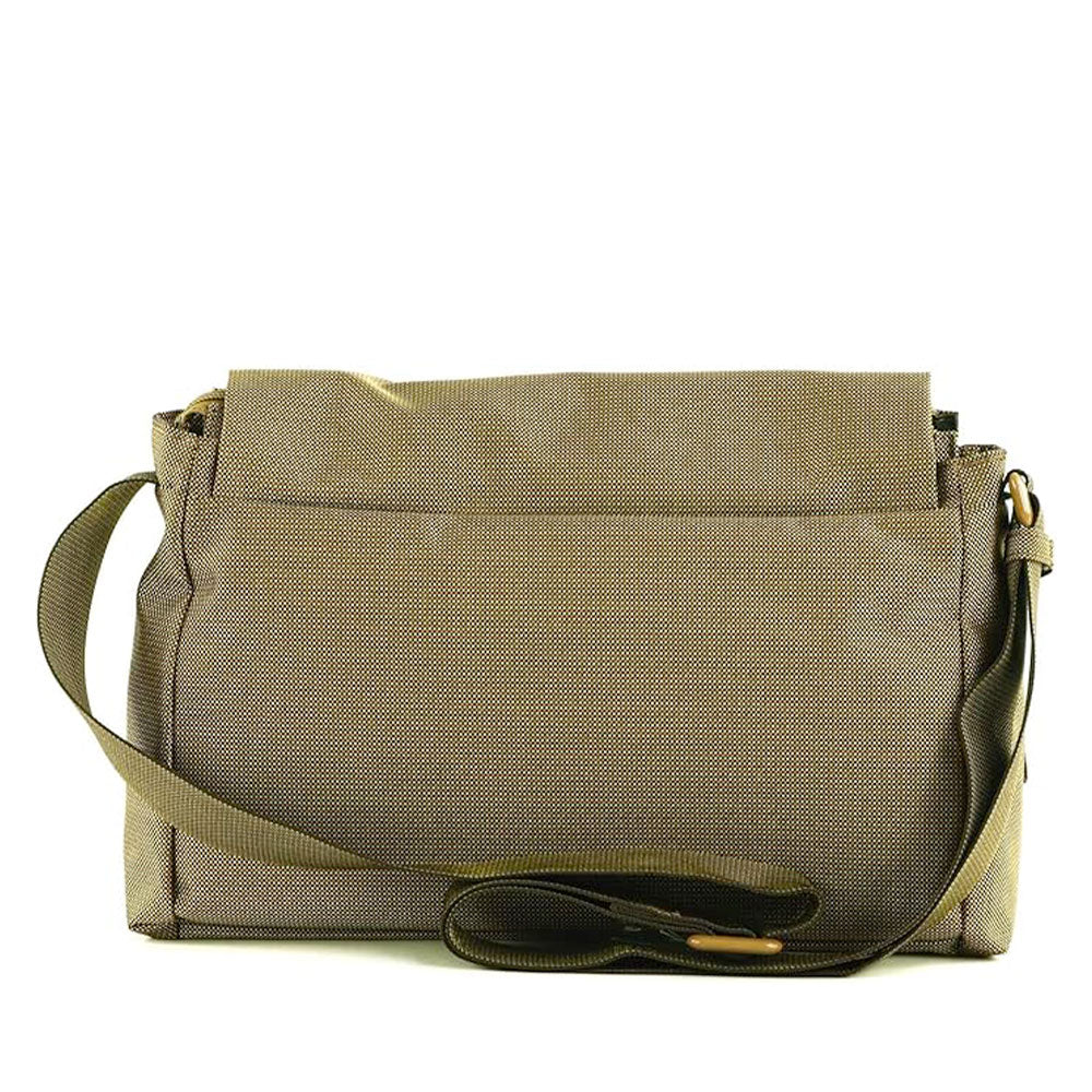Borsa Donna a Tracolla MANDARINA DUCK Chiusa con Pattina in Tessuto colore Oil Linea MD20
