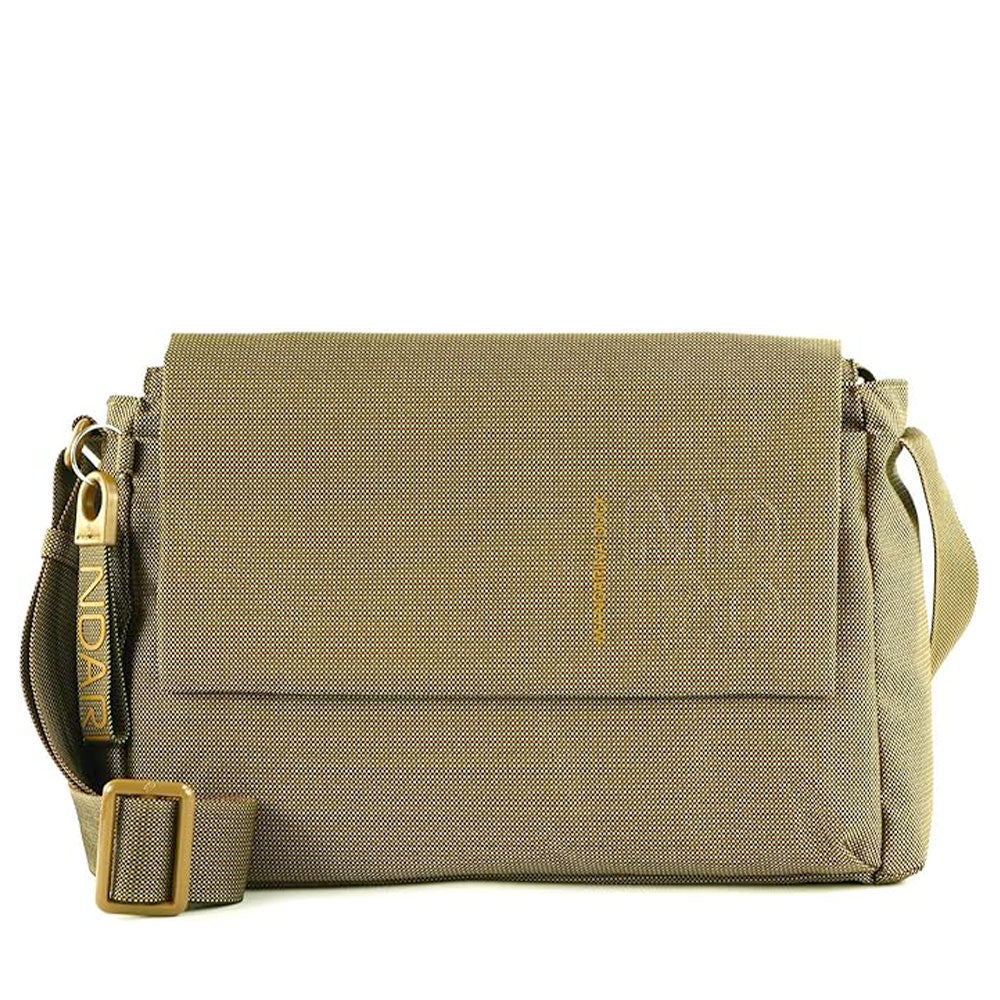 Borsa Donna a Tracolla MANDARINA DUCK Chiusa con Pattina in Tessuto colore Oil Linea MD20
