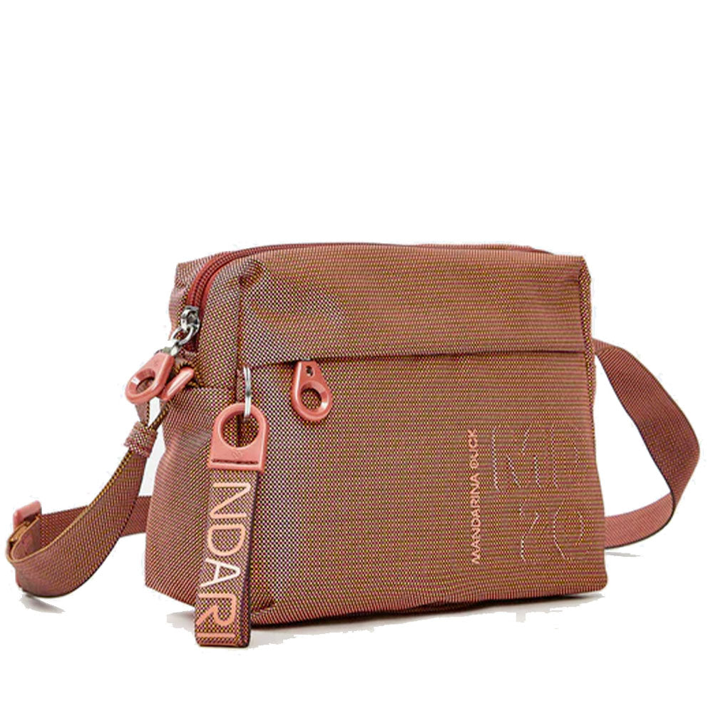 Borsa Donna a Tracolla Piccola MANDARINA DUCK in Tessuto colore Pecan Nut Linea MD20 - P10QMT34