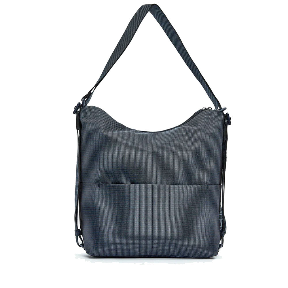 Borsa Donna a Spalla MANDARINA DUCK in Tessuto Scarab Linea MD20 con Portabilità Anche a Zaino