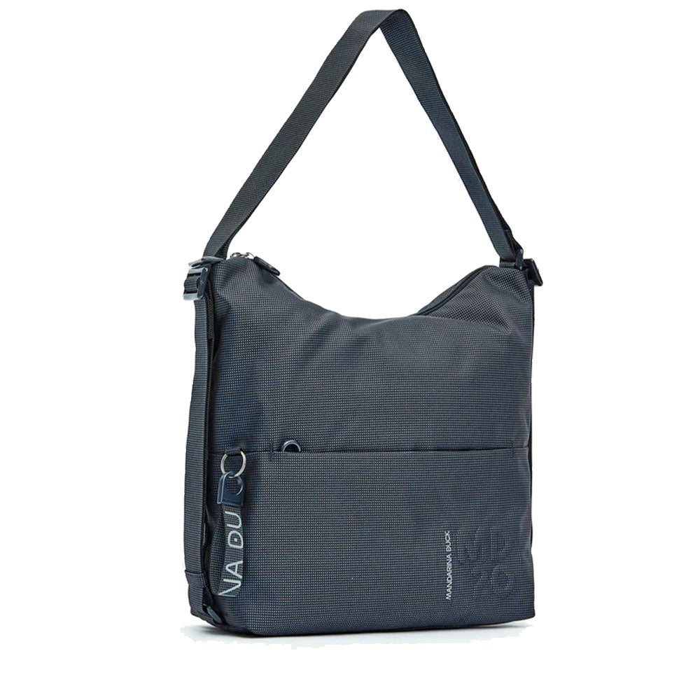 Borsa Donna a Spalla MANDARINA DUCK in Tessuto Scarab Linea MD20 con Portabilità Anche a Zaino