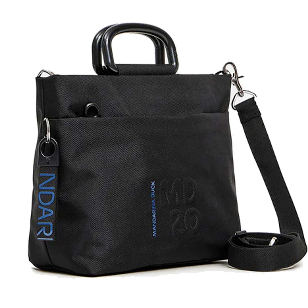 Borsa Donna a Mano MANDARINA DUCK in Tessuto Nero Linea MD20