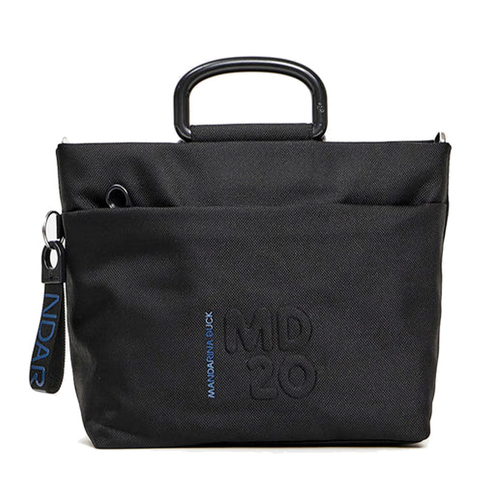 Borsa Donna a Mano MANDARINA DUCK in Tessuto Nero Linea MD20