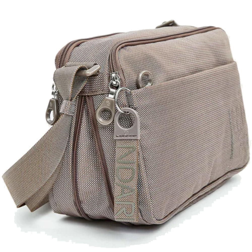 Borsa Donna a Tracolla Espandibile MANDARINA DUCK in Tessuto Linea MD20 Colore Taupe