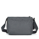 Borsa Donna a Tracolla Tre Scomparti MANDARINA DUCK in Tessuto Linea MD20 Colore Steel
