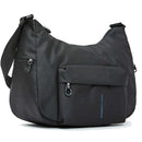 Borsa Donna a Tracolla a Mezzaluna MANDARINA DUCK in Tessuto Linea MD20 Colore Nero