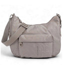 Borsa Donna a Tracolla a Mezzaluna MANDARINA DUCK in Tessuto Linea MD20 Colore Taupe