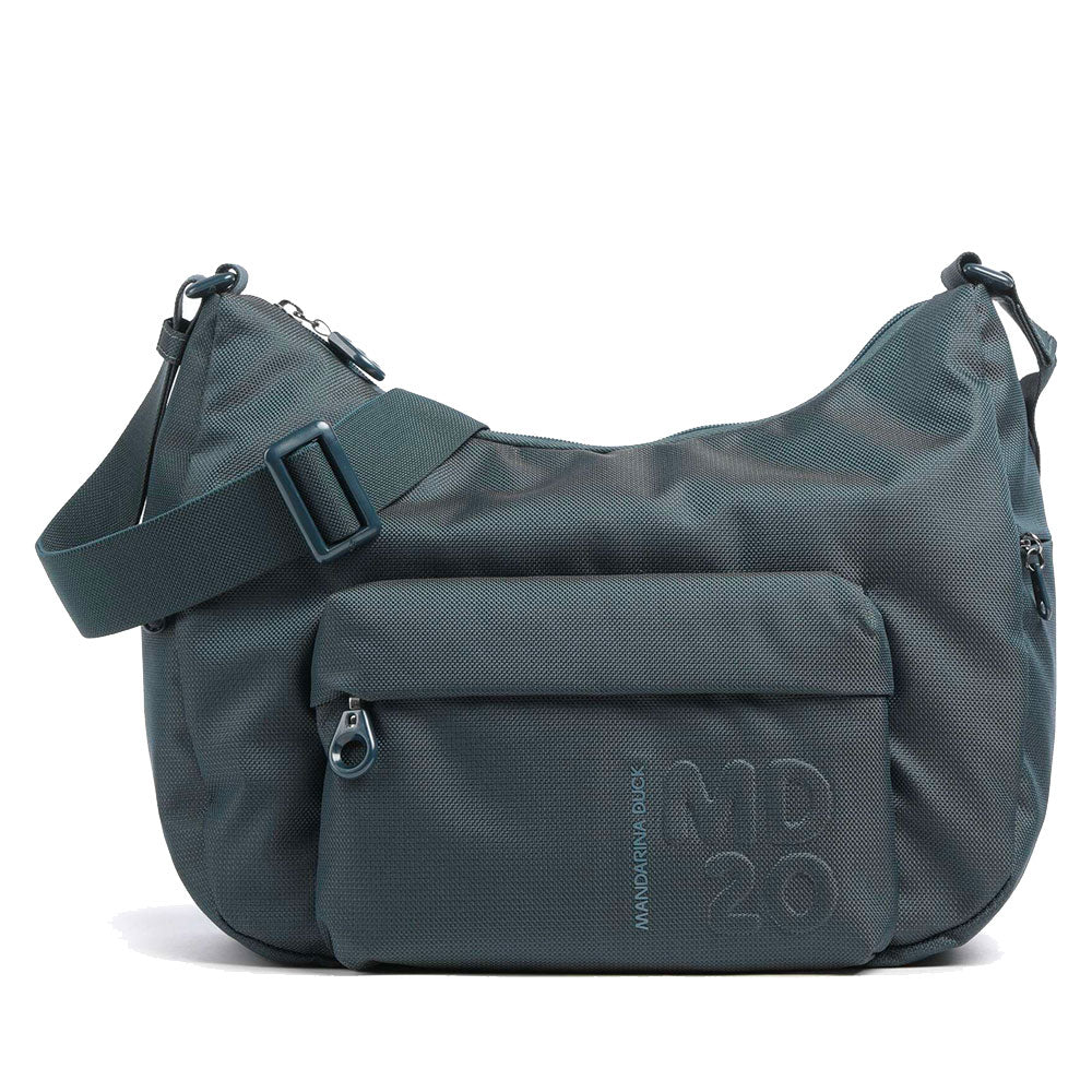 Borsa Donna a Tracolla a Mezzaluna MANDARINA DUCK in Tessuto linea MD20 Colore Starry Night