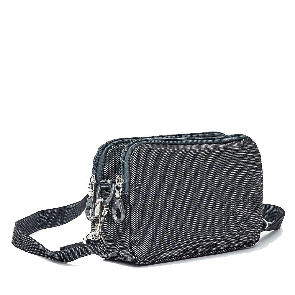 Borsa Donna a Tracolla Mini MANDARINA DUCK linea MD20 in Tessuto Colore Steel