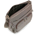 Borsa Donna a Tracolla con Tasca Frontale MANDARINA DUCK in Tessuto Linea MD20 Colore Taupe