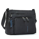 Borsa Donna a Tracolla con Tasca Frontale MANDARINA DUCK in Tessuto Linea MD20 Colore Nero