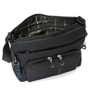 Borsa Donna a Tracolla con Tasca Frontale MANDARINA DUCK in Tessuto Linea MD20 Colore Nero